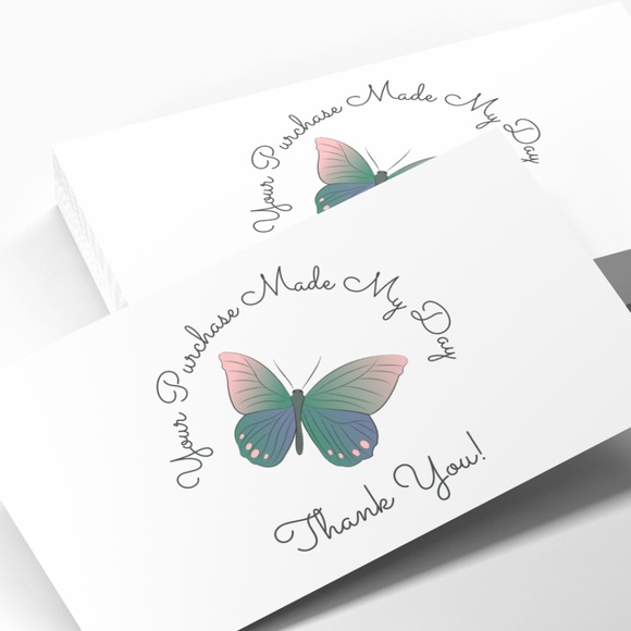 Thank You Business Cards - Picture 1 of 4